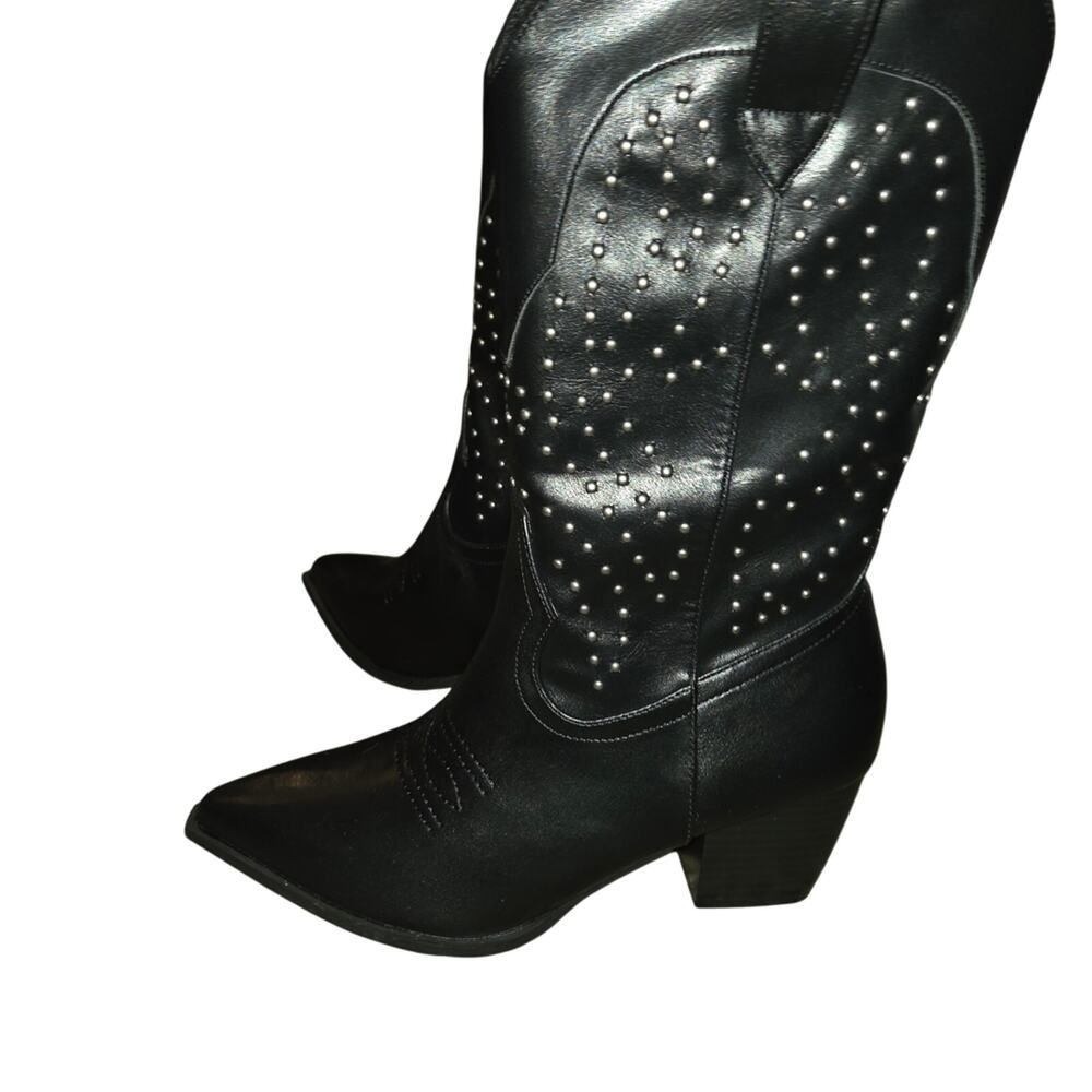 City Chic Boot-Wide FIT Western Edge Fashion Size - Picture 5 of 9